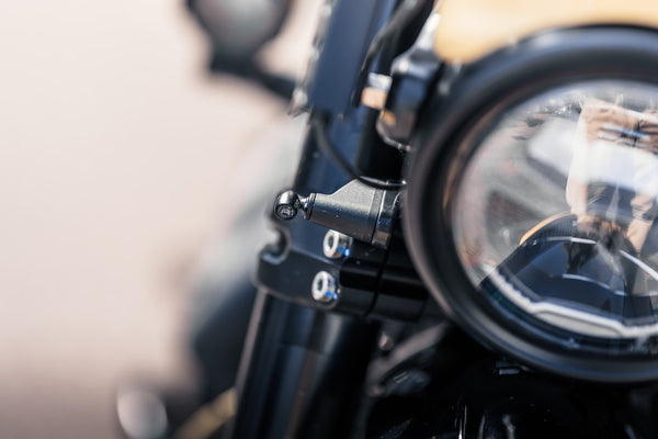Poulson custom Fork covers to fit Triumph as seen on the 'Jackal'