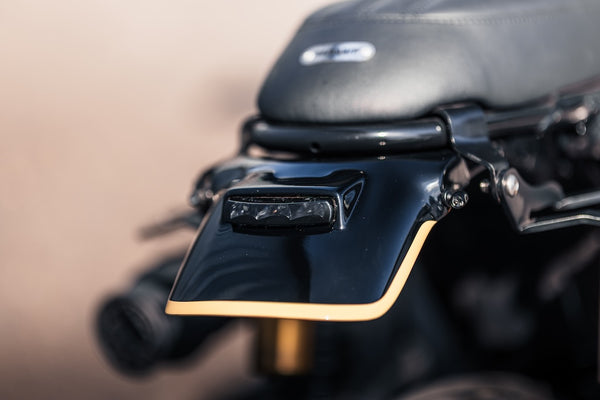 Poulson custom Fork covers to fit Triumph as seen on the 'Jackal'