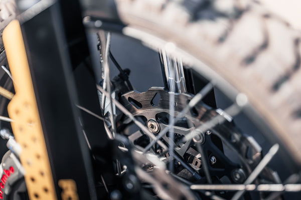 Poulson custom Fork covers to fit Triumph as seen on the 'Jackal'
