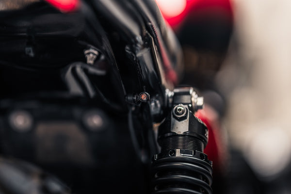 Poulson - Triumph rear frame LED light brackets - Kellerman Atto