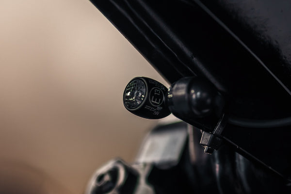 Poulson - Triumph rear frame LED light brackets - Kellerman Atto