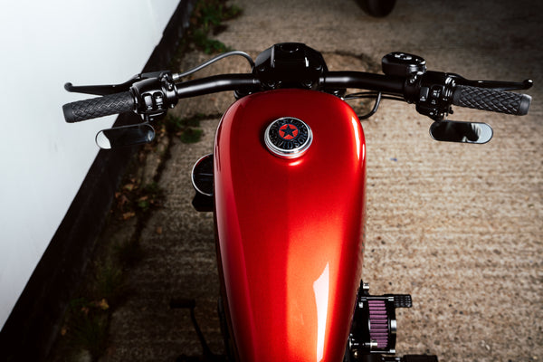 Cherry Bomb & Grey lace