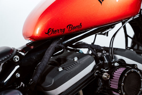 Cherry Bomb & Grey lace