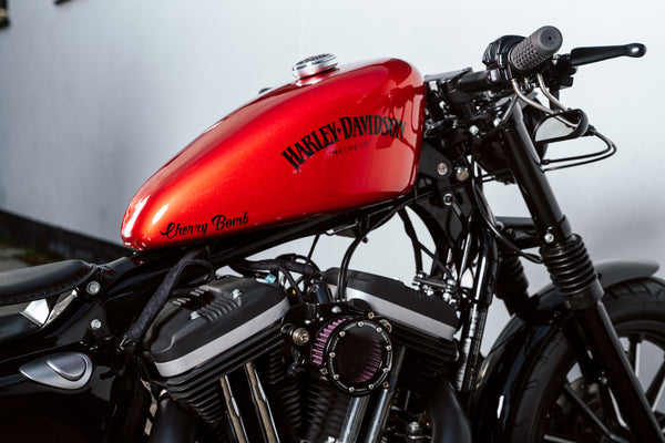 Cherry Bomb & Grey lace