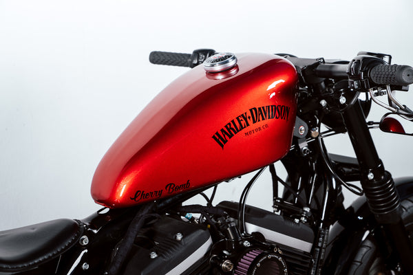 Cherry Bomb & Grey lace