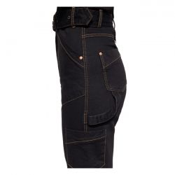 QUEEN KEROSIN WORKWEAR OVERALL BLACK