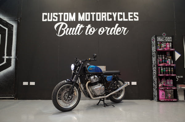 Royal Enfield Interceptor Brat Tracker