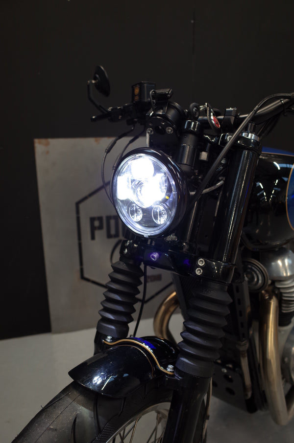 Royal Enfield Interceptor Brat Tracker