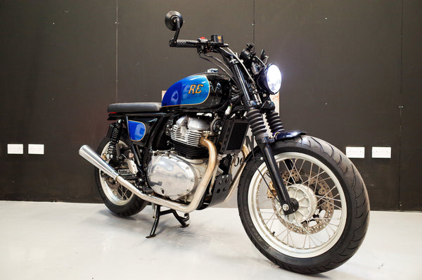 Royal Enfield Interceptor Brat Tracker