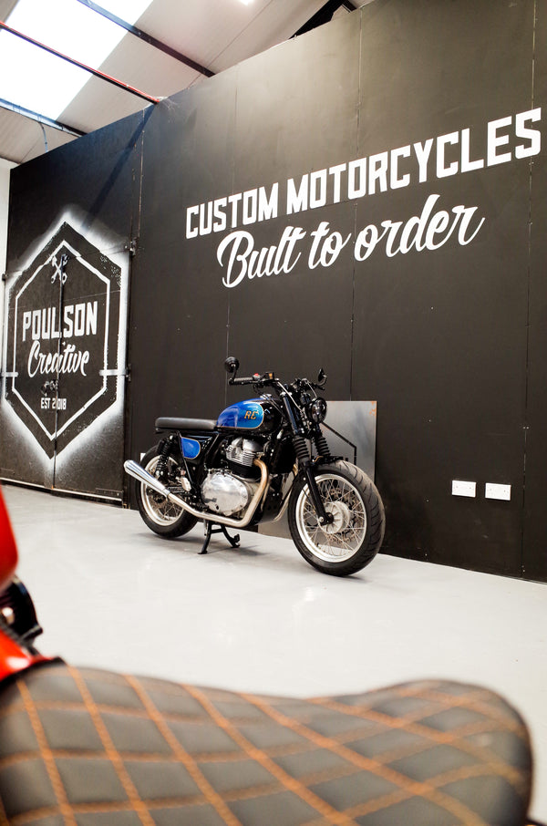 Royal Enfield Interceptor Brat Tracker