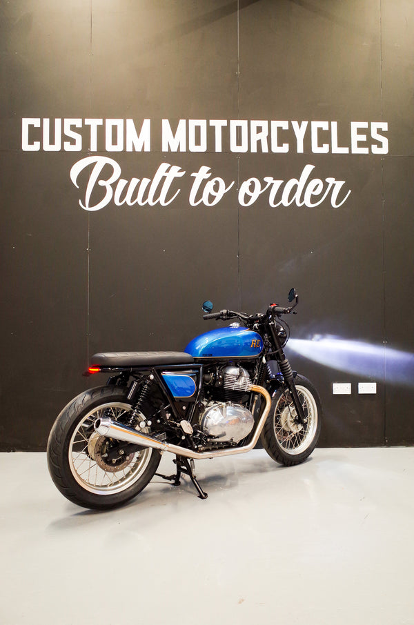 Royal Enfield Interceptor Brat Tracker