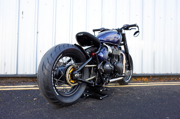 Poulson - Triumph Bobber rear frame LED light brackets - Kellerman Atto