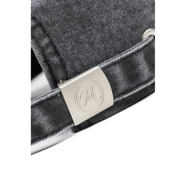 Motone ACIDWOLF -Panel Cotton Twill Hat - Black Washed Cotton