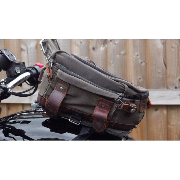Motone Aero Classic Style Parcel Rack - Stainless Steel - Universal Ta