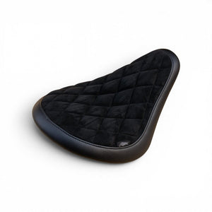 Motone ALCANTARA Cobra Khan Seat - Full Diamond - Triumph Bobber