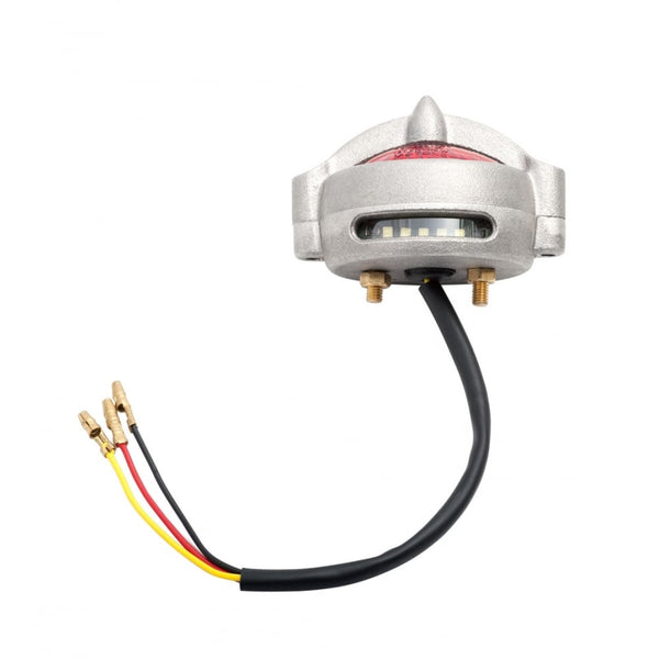 Motone Bel Air Tail Light - LED - Shot Blast