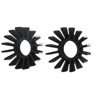Motone Big Fin Exhaust Clamps - Carb