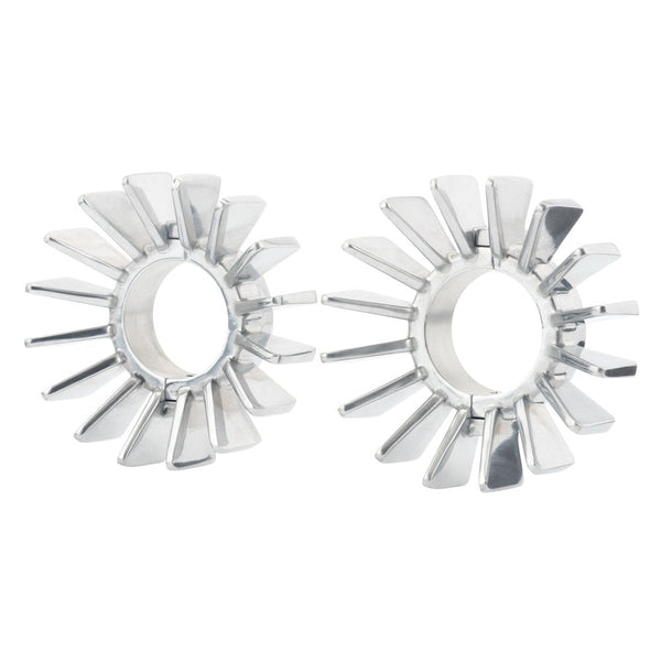 Motone POLISHED Big Fin Exhaust Clamps - EFI