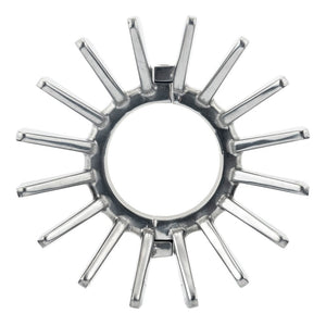 Motone POLISHED Big Fin Exhaust Clamps - EFI