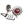 Motone Big Fin Tail Light + Fender Mount Kit - Shot Blast