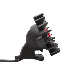 Motone Big Fin Tail Light LED + Fender Mount Kit - Black