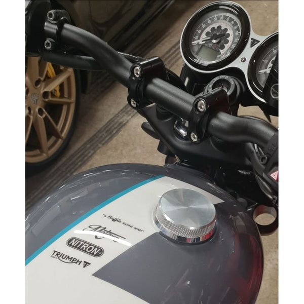 Motone Billet Ring Adapter for fitting Motone Gas Caps to Speed Twin/T