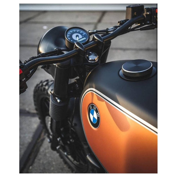 Motone BMW Airhead Billet Gas Cap - Black