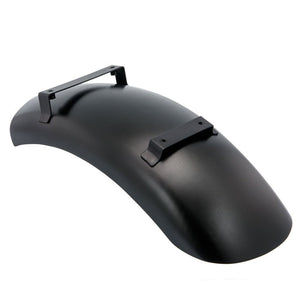 Motone Bobbed Rear Mudguard/Fender - Black Anodised Aluminium - LC