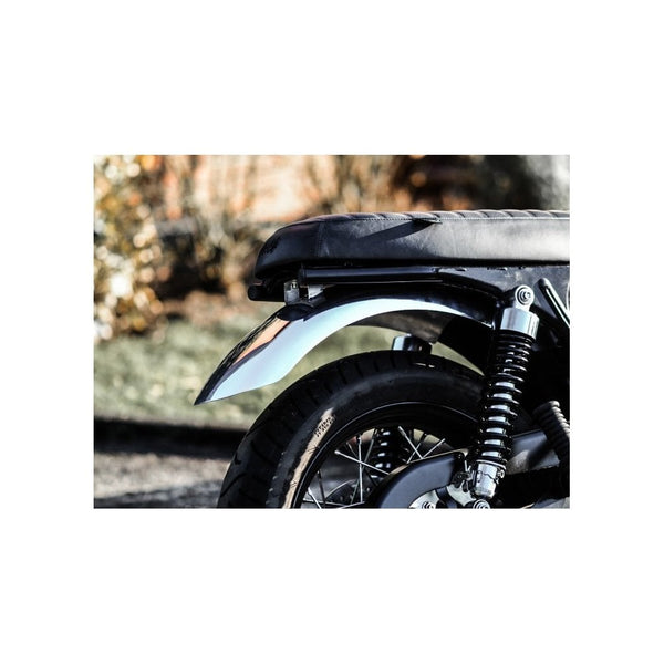 Motone Bobbed Rear Mudguard/Fender - Polished Aluminium