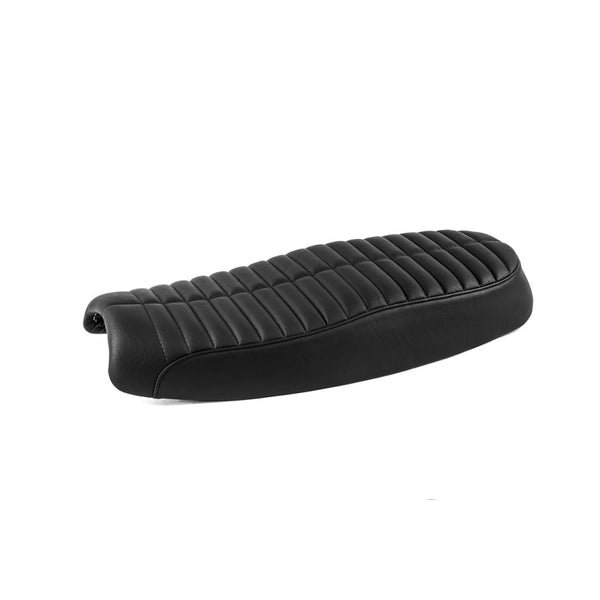 Motone Bonneville Dual Seat - Rattlesnake Tail - Black