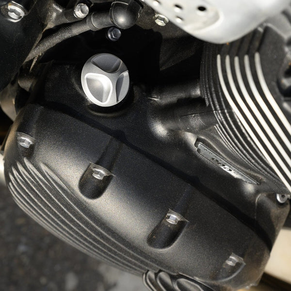 Motone Engine Oil Filler Cap - Billet - Black