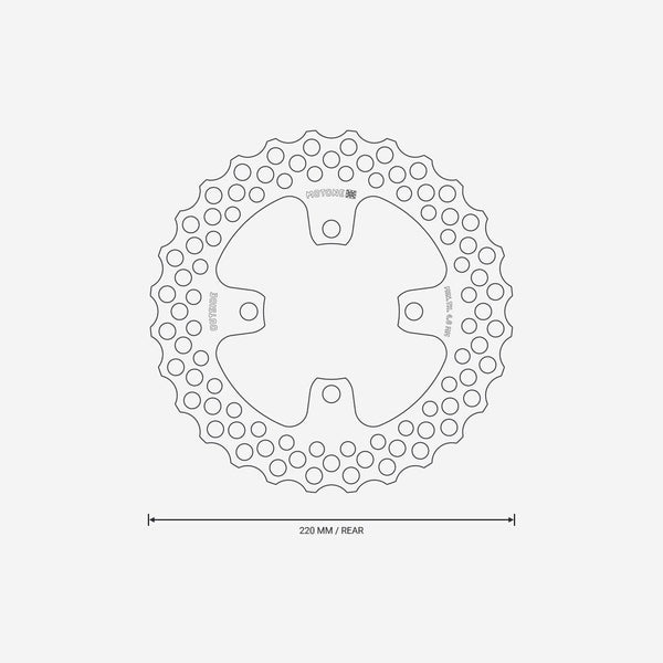 Motone BUZZSAW Speed Twin 1200 Brake Discs / Rotors (Full Set)