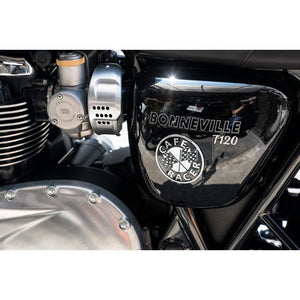Motone Cafer Racer - Petrol Tank / Side Panel Emblem - Billet