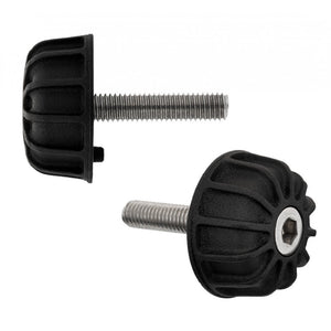 Motone Forged Passenger Peg Deletes Black