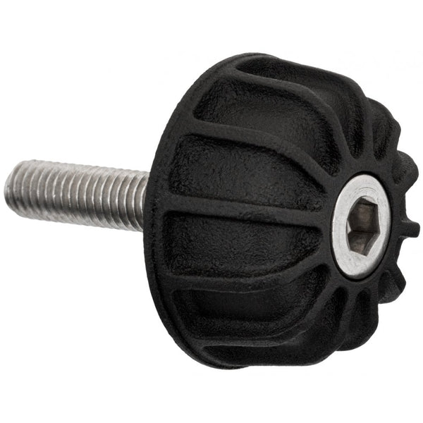Motone Forged Passenger Peg Deletes Black