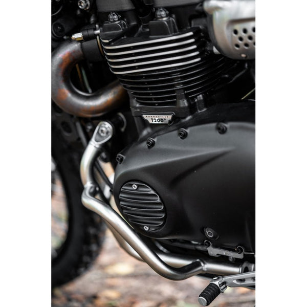Motone Clutch Badge - Ribbed - Black