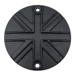 Motone Clutch Badge - Union Jack - Black