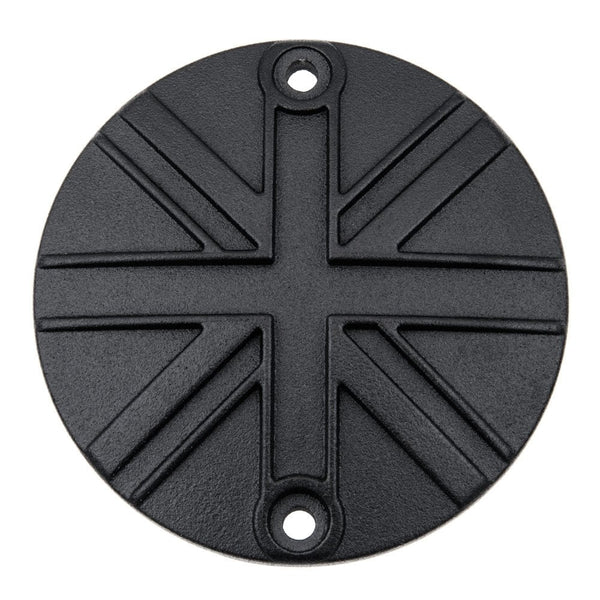 Motone Clutch Badge - Union Jack - Black