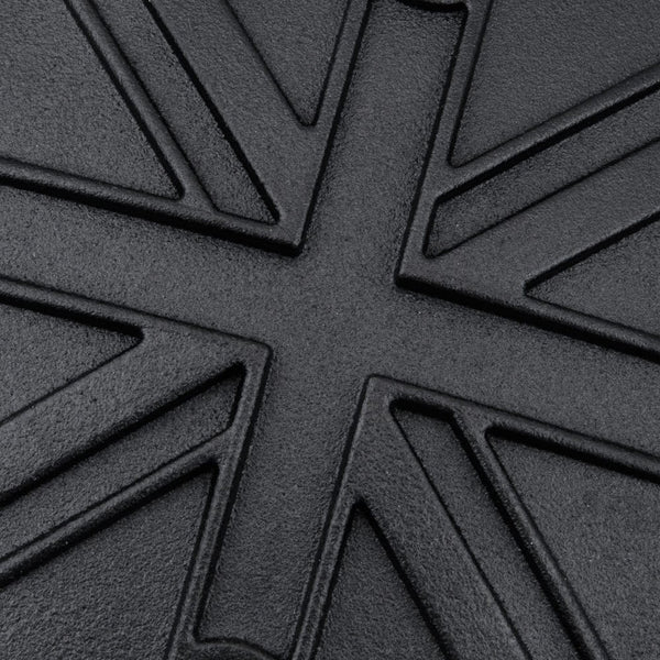 Motone Clutch Badge - Union Jack - Black
