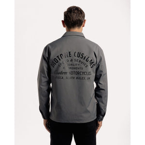 Motone Coach Jacket - Grey - Large Size: Large
