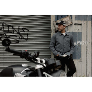 Motone Coach Jacket - Grey - Large Size: Large