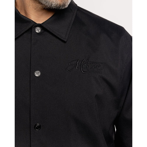 Motone Coach Jacket - Black/Stealth - Large Size: Large