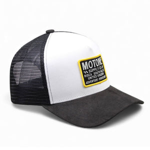 Motone COTTINPICKIN Trucker Cap - White Cotton Custom Patch