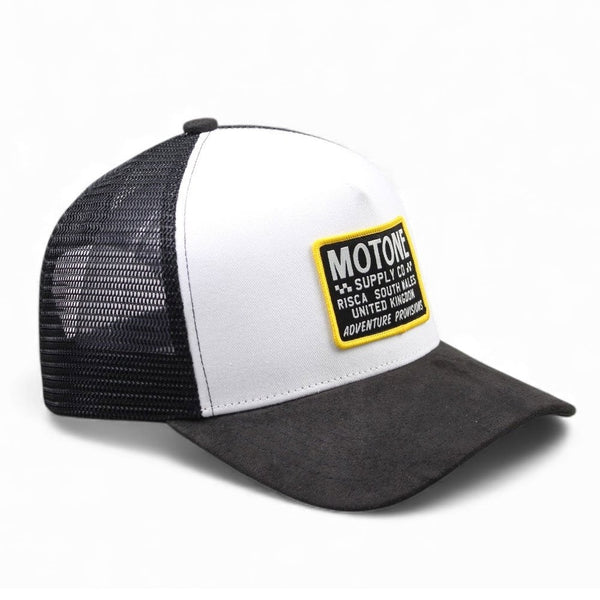 Motone COTTINPICKIN Trucker Cap - White Cotton Custom Patch