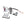 Motone Lecter Tail Light + Fender Mount Kit - Polish