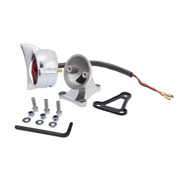 Motone Lecter Tail Light + Fender Mount Kit - Polish