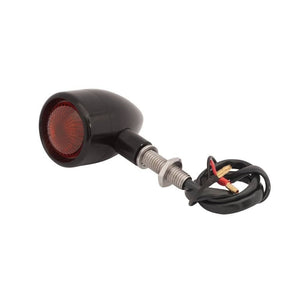 Motone Billet Turn Signals - PAIR - BLACK - M10