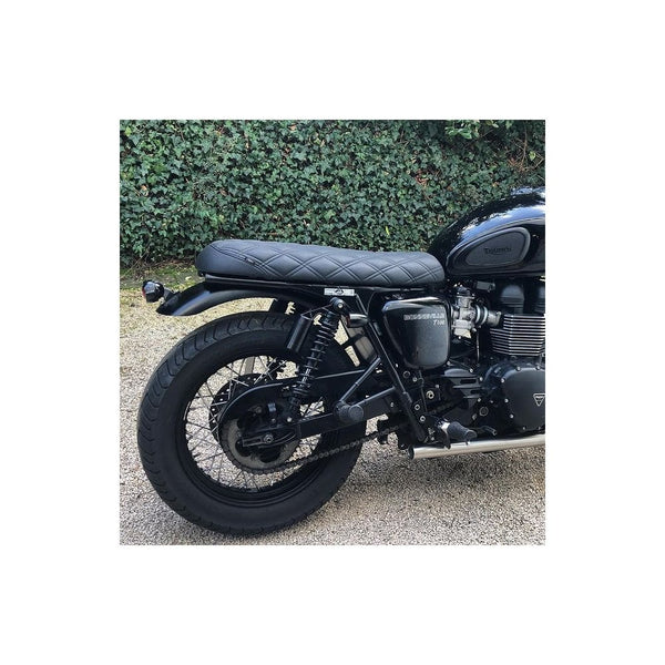 Motone Bobbed Rear Mudguard/Fender - Polished Aluminium - Short Reach