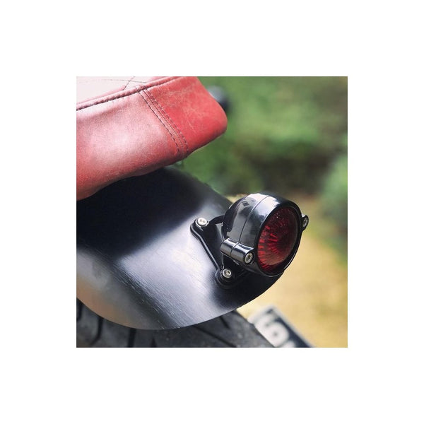 Motone Bobbed Rear Mudguard/Fender - Polished Aluminium - Short Reach