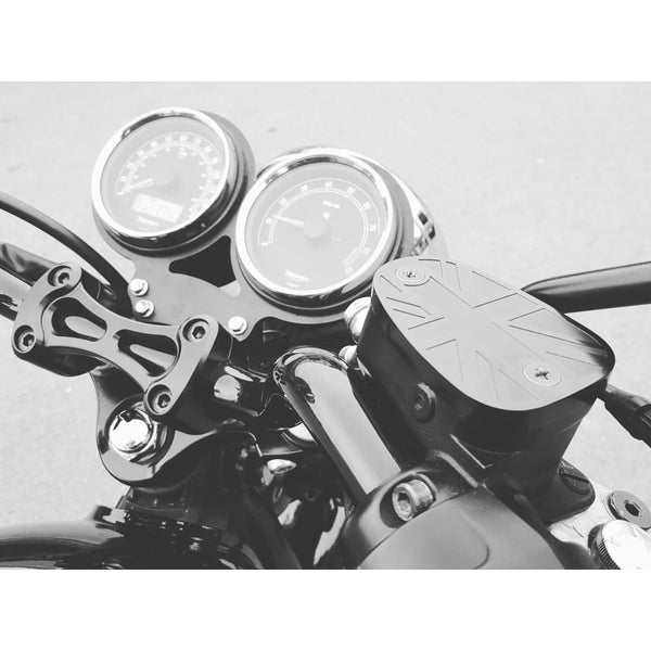 Motone Custom Top Riser Clamp Bridge Piece - for One Inch Bars - Blac